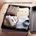 thumbnail image 2 of Riousery 800W Handheld Garment Steamer, Portable Clothes Steamer for Travel & Home, 20s Fast Heat-Up Fabric Steamer with 7oz Water Tank, Auto Shut-Off, White, 2 of 8