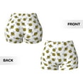 thumbnail image 5 of Lsque Cute Little Bee Pattern High Waisted Biker Shorts for Women-Tummy Control Fitness Athletic Workout Running Yoga Gym Shorts,Moisture-Wicking-X-Large, 5 of 9
