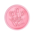 thumbnail image 2 of Tulips Shape Cookie Cutter Set, Metal Biscuit Cutters Baking Cookies, Blossom Design Pastry Cutter Fondant Work 6 Inch, 2 of 8