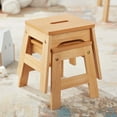 thumbnail image 2 of Melissa & Doug Wooden Stools, Multicolor, 2 Count, 2 of 6