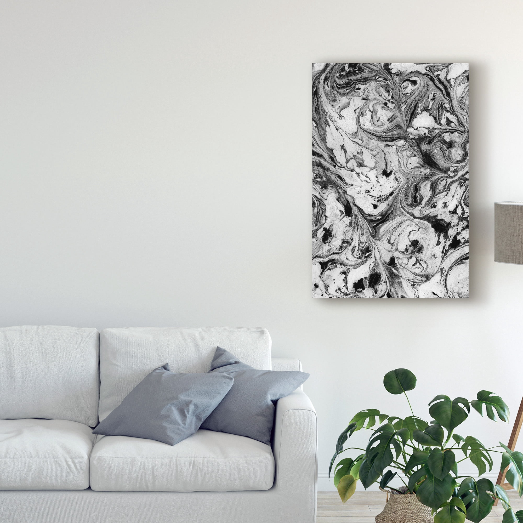 Trademark Fine Art 'Obsidian I' Canvas Art by Jenna Guthrie