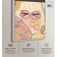thumbnail image 2 of Summer glam Canvas Glam Girl Prints by Art Remedy, White Frame, 16 x 20, 2 of 7