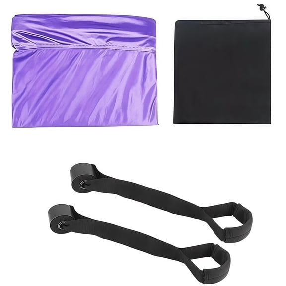 1 Set Door Yoga Stretch Bands with Elastic for Home Workout Use