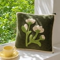thumbnail image 4 of Throw Pillow Covers 18x18 Inch, Decorative Square Pillowcases, Farmhouse Holiday Cushion Covers for Couch Sofa Living Room Bedroom Outdoor Home Decor, 4 of 9