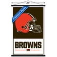 thumbnail image 3 of NFL Cleveland Browns - Logo 21 Wall Poster with Wooden Magnetic Frame, 22.375" x 34", 3 of 5