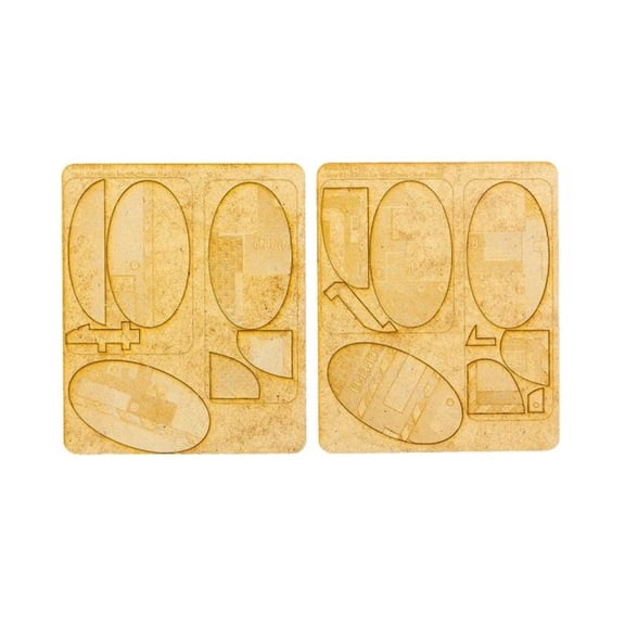 Kromlech Hi-Tech - 90x52mm Oval Base Toppers New