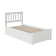 thumbnail image 4 of Mission Platform Bed with Matching Foot Board with Twin Size Urban Trundle Bed in, Multiple Colors and Sizes, 4 of 6