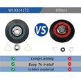 thumbnail image 4 of 4Pack W10314173 Dryer D Roller Replacement for Dryer Compatible with WPW10314173 Roller D Supp, 4 of 5