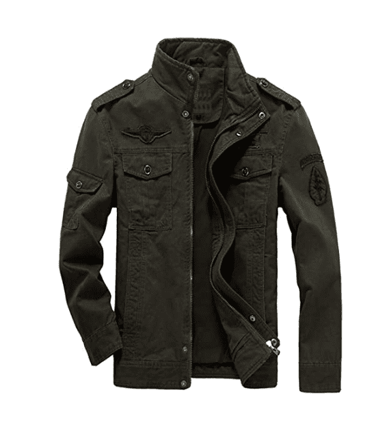 Men's Jacket Casual Winter Cotton Jacket Thicken Hooded Cargo Warm Coat 23 