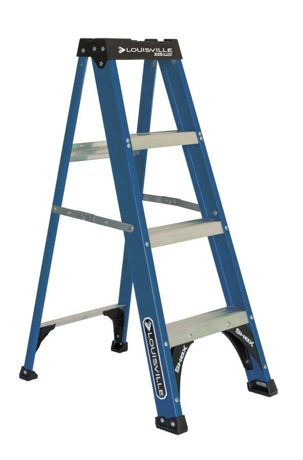 Louisville Ladder 4-Feet Fiberglass Stepladder, 300-Pound Capacity, L-3016-...