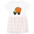 thumbnail image 3 of Inktastic Pumpkin Truck Thanksgiving Halloween Girls Toddler Dress, 3 of 5