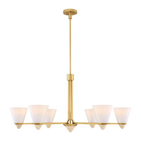 Savoy House - 1-7266-6-322 - Kohlman 6-Light Chandelier in Warm Brass