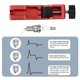 thumbnail image 5 of Motor Bujía Calibre Separador para 10mm 12mm 14mm 16mm Rojo, 5 of 7