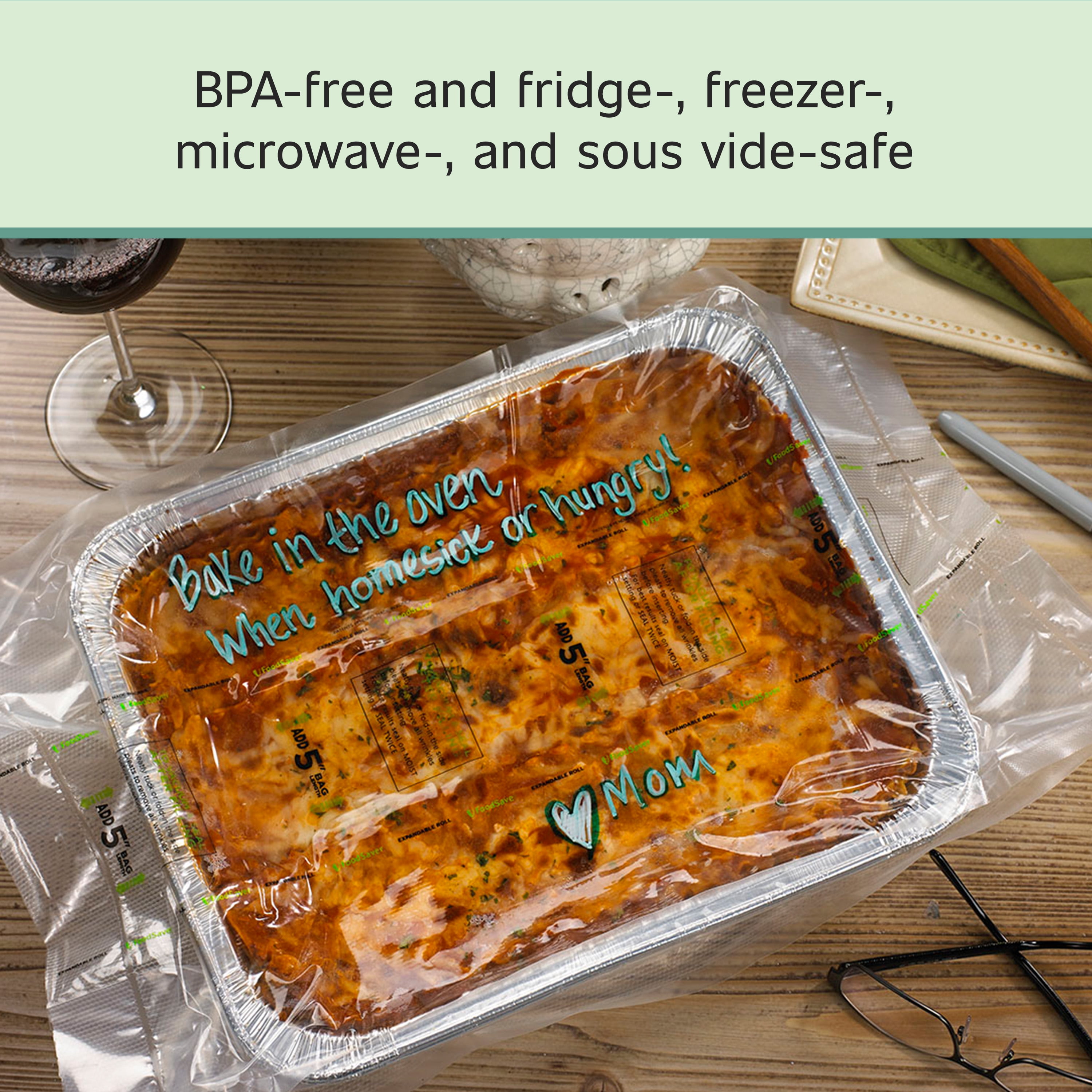 FoodSaver Heat-Seal Rolls, 11 Inch, Baking & Food Storage