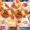 thumbnail image 2 of HBFAGFB Christmas Wood Plate, Snowman Cheese Board, Tree Tray Holiday Party Cutting Serving Plate, 2 of 4