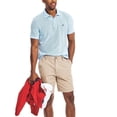 thumbnail image 4 of Polo Nautica para hombre, manga corta, liso, azul, XL, 4 of 4