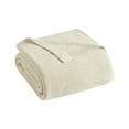 thumbnail image 4 of Knit Blanket Ivory/Twin, 4 of 10