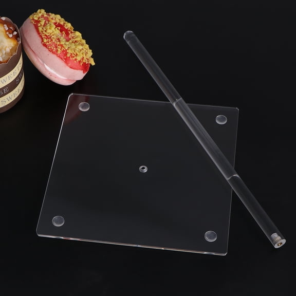 WEUVEB Soporte De Exhibición Transparente De Acrílico Para Donas Con Base Estable Para Eventos