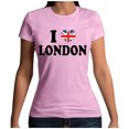 thumbnail image 2 of TSADFHJI Hauts à Col Roulé pour Femmes Manches Courtes Style Britannique à la Mode pour Hommes et Femmes T-Shirt Décontracté Imprimé Lettres Col Rond Manches Courtes (3) S, 2 of 4
