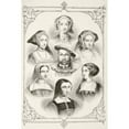 thumbnail image 2 of King Henry Viii Of England And His Six Wives. From Top Centre And Clockwise Anne, 2 of 2