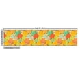 thumbnail image 3 of Ambesonne Floral Fabric by the Yard Upholstery, Various Flowers Abstract Art, 5 Yards, Pale Orange and Sea Green, 3 of 5