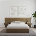 thumbnail image 5 of Nexera Milano Floating Nightstand Extension Panels (Set of 2), Brown Oak, 5 of 8