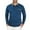 Blue, variant on Sweaters for Men Slim Casual with Pocket Pullover Warm Lapel Knitted Button Pullovers Sweaters