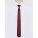 thumbnail image 2 of Corbatas de hombre preatadas de color sólido Inspire Chic para el Día del Padre, corbatas con cremallera, corbata ajustable para el cuello, corbata de boda para el novio, color rojo vino, talla única, 2 of 6