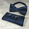thumbnail image 3 of Bangcool Bow Tie Set Floral Decorative Neck Bowtie Pocket Square Party Cufflinks for Man, 3 of 10