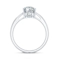 thumbnail image 3 of Rosec Jewels Solitaire Moissanite Teardrop Engagement Ring 2 Ct - Split Shank Ring - 7X10 mm - D-VS1 Quality Certified, 18K White Gold, US 10.00, 3 of 9