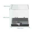 thumbnail image 3 of HLONK 8 Pcs Transparent Mineral Specimen Collection Box Plastic Sample Storage Box, 3 of 7