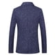 thumbnail image 4 of Top de traje delgado y atractivo para hombre de lana a cuadros finos Pompotops  oipoqjl12036, 4 of 4