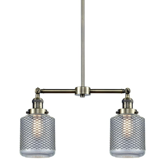 Innovations Lighting 209 Stanton Stanton 2 Light 23" Wide Linear Chandelier / Semi-Flush