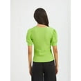 thumbnail image 4 of Square Neck Balloon Sleeves Top, 4 of 5