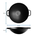 thumbnail image 4 of Wok de hierro esmaltado 14" Victoria Victoria since 1939 36.4CM /Redondo doble asa/Esmaltado, 4 of 5