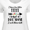 thumbnail image 4 of Inktastic I Have 2 Titles Titi and Dog Mom I Rock Them Both Women's Plus Size T-Shirt, 4 of 5