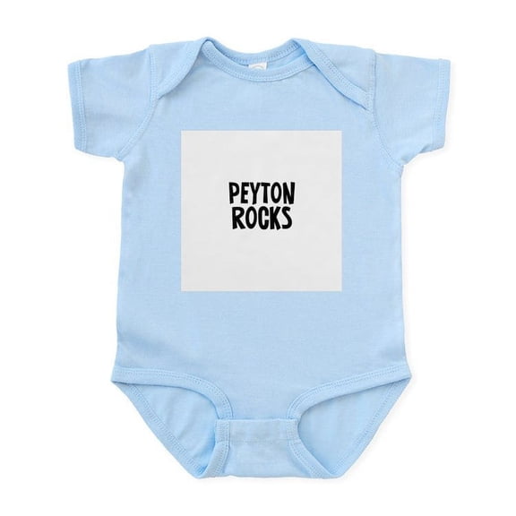 CafePress - Peyton Rocks Infant Bodysuit - Baby Light Bodysuit, Size Newborn - 24 Months