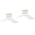 thumbnail image 1 of 10 Perchas Transparentes para Ropa Con Gancho Dorado, Perchero Transparente para Ropa Con Muescas para Niñas Pequeñas, 1 of 8