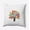 Scallion, variant on 16" x 16" Simply Daisy Printed Quilt Tree Polyester Accent Pillow, Scallion Qty 1
