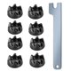 thumbnail image 1 of Acoplador de goma para mezclador, 8 piezas, embrague de engranaje con herramienta de extracción para Kitchenaid 9704230, 1 of 5
