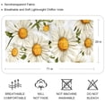 thumbnail image 2 of Daisy Breathable Chiffon Yarn Silk Scarf 180*73 - Light Translucent Shawl Wrap 28.7x70.86in, 2 of 6