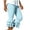Light Blue, variant on Sexlip Womens Yoga Pants Cool Breathable adjustable waist regular fit breathable fabric side pockets easy care for home fitness White S