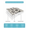 thumbnail image 5 of Quilts Full Size Bedding Set, Black Cat Lightweight Quilted Comforter, Rustic Striped Geometric Abstract Soft Reversible Bedspread Coverlet with Pillow Covers for All Season, 78" x 90", 5 of 7