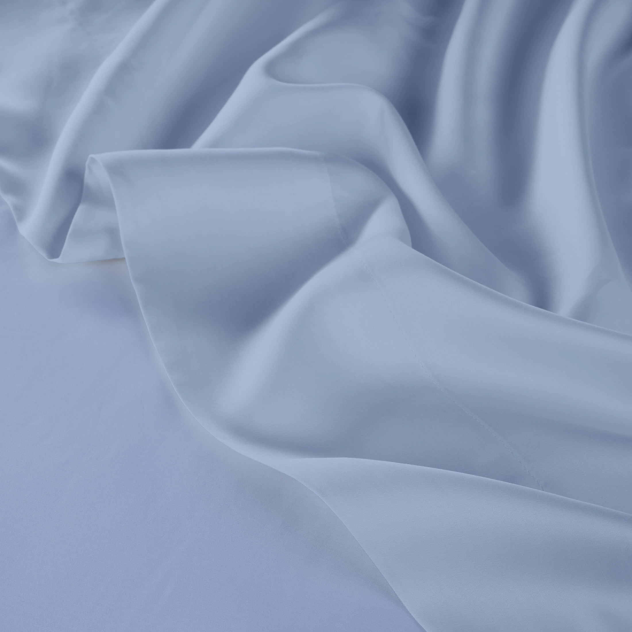 Allswell 100% TENCEL™ Lyocell Queen Sheet Set, 4-Piece Soft & Silky Bed Sheets and Pillowcases, Cooling Bedding for Bed in a Bag Sets, Blue Water