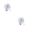 thumbnail image 1 of Sonducket Vintage Women Plume Fascinator Estilo retro Velo Hat Ladies Styling Accesorios Headwear Club Horse Racing Events Rose rosa rojo azul 2piezas, 1 of 6