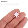 thumbnail image 3 of 600 Pcs Copos de Nieve Brillantes de Navidad en Miniatura de ABS como Perlas Blancas Guirnalda de Invierno Suministros para Fiestas de San Valentín, 3 of 5