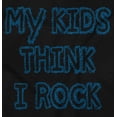 thumbnail image 2 of My Kids Think I Rock Funny Cute Mom Women Plus Size Crewneck Sweatshirt Brisco Brands 4X, 2 of 5