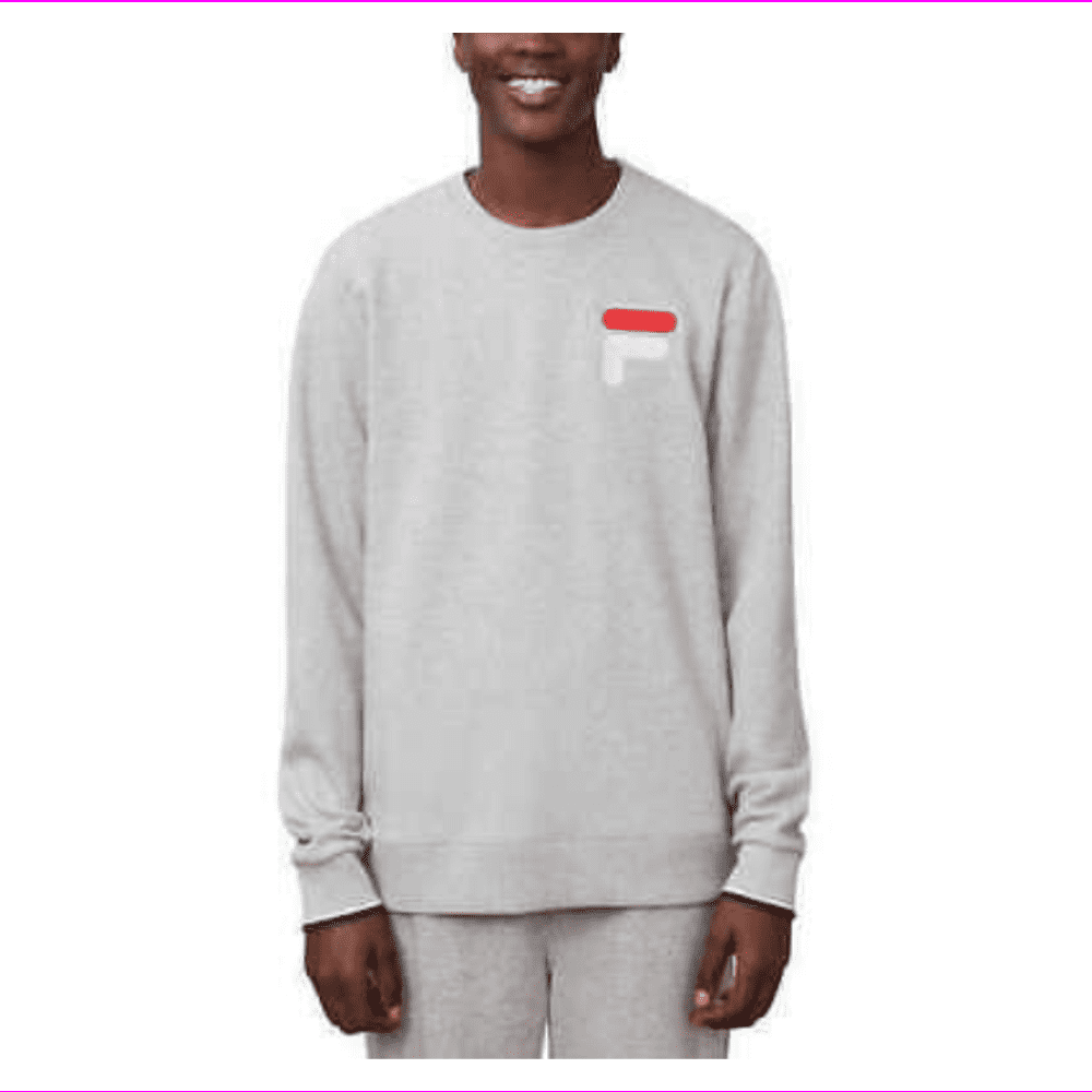 fila stripe crew sweatshirt