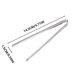thumbnail image 1 of Pinzas de acero inoxidable para hielo, portátiles, para cocina, resistentes, de alta calidad, duraderas, ideales para restaurantes, bares y eventos. Con mango ajustable. Fabricadas en metal., 1 of 8