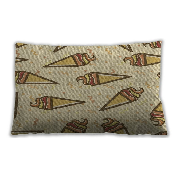 Ahgly Company Indoor Rectangular Contemporary Lumbar Throw Pillow, 13 inch by 19 inch